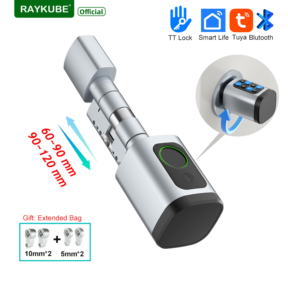 Letter Opener Brass - RAYKUBE V1 調整可能な TT ロック/Tuya Bluetooth
