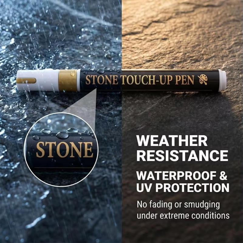 Correction Pen Fine - 速乾性墓石マーカーペン 防水耐候性墓石マーカーペン 細字油性墓石レタリングペン