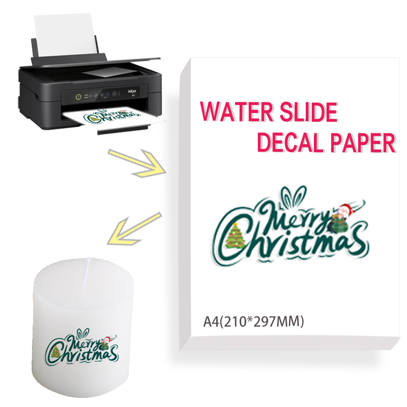 DIYデカールギフトクラフト、透明な白、透明な印刷可能なウォ - Ink Blotter Paper のレビューと価格