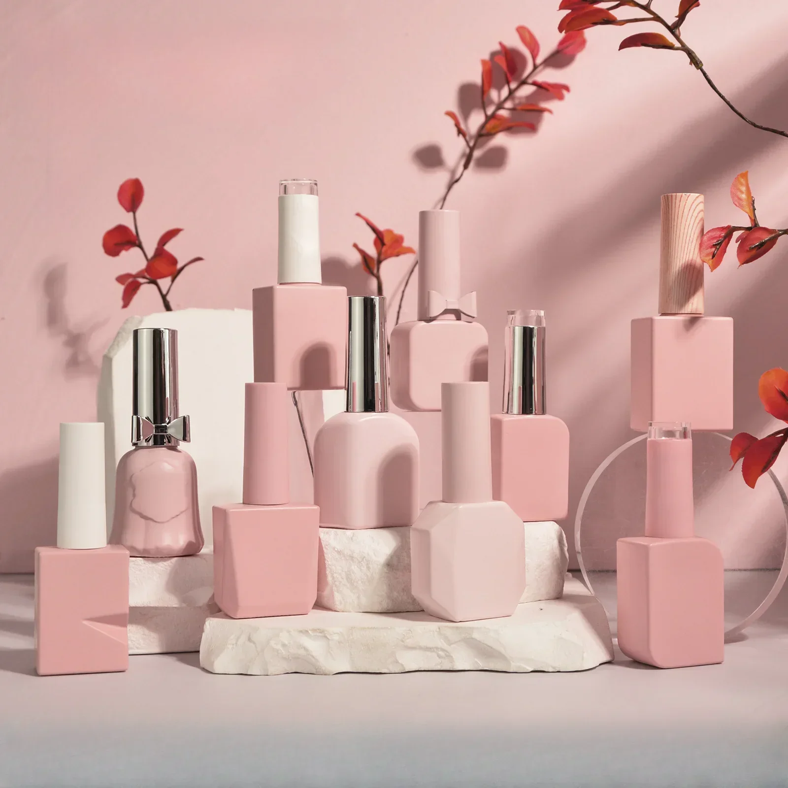 10 個空のマニキュアボトル 10/15 ミリリットル DI - Gel Refill Pack のレビューと価格