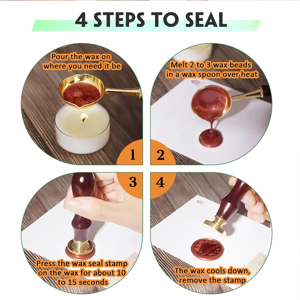 20個/セット ワックスシールスタンプセット ワックスペレッ - Wax Seal Stamp Set のレビューと価格