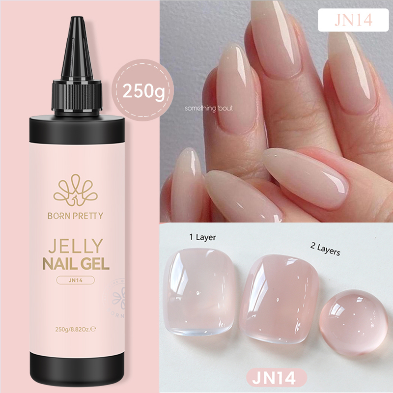 BORN PRETTY 250 グラムゼリー乳白色ピンク半透 - Gel Refill Pack のレビューと価格